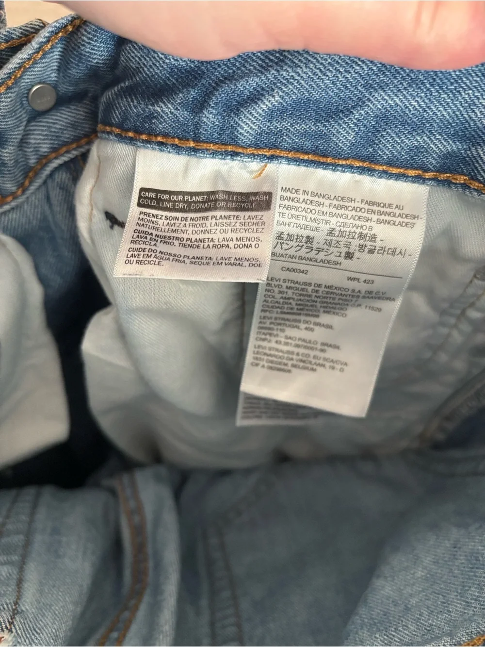 Levis 505 Jeans Mens 32W 29L Denim Straight Leg Regular Fit Stretch Zip Fly
